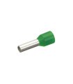 Bolsa 100 Punteras Aisladas Verdes 6 mm² para Cable Eléctrico
