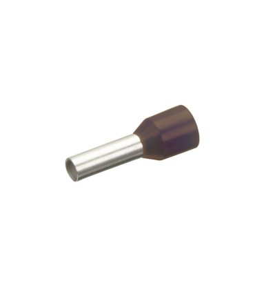 Bolsa 100 Punteras Aisladas Marrones 10 mm² para Cable Eléctrico