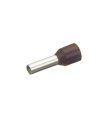 Bolsa 100 Punteras Aisladas Marrones 10 mm² para Cable Eléctrico