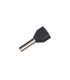 Bolsa 100 Punteras Aisladas Dobles Negras 2 x 1,5 mm² para Cable Eléctrico