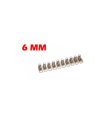 Regleta Ciega 2 x 6 mm Transparente 10 Bornes