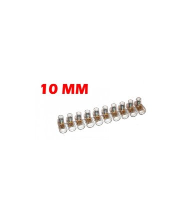 Regleta Ciega 2 x 10 mm Transparente 10 Bornes