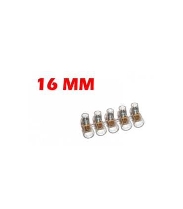 Regleta Ciega 2 x 16 mm Transparente 10 Bornes