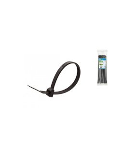 Bolsa 100 Unidades Bridas Negro de Nylon 160 x 4,8 mm