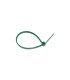 100 Unidades Bridas 300 x 4,8 mm Verde de Nylon