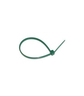 100 Unidades Bridas 300 x 4,8 mm Verde de Nylon