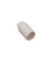 Portalámparas E14 Roscado Blanco Homologado