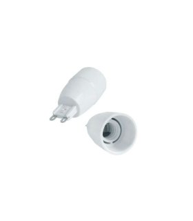 Adaptador de Portalámparas G9 a E14