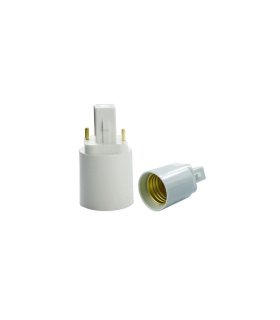 Adaptador de Portalámparas G24 a E27