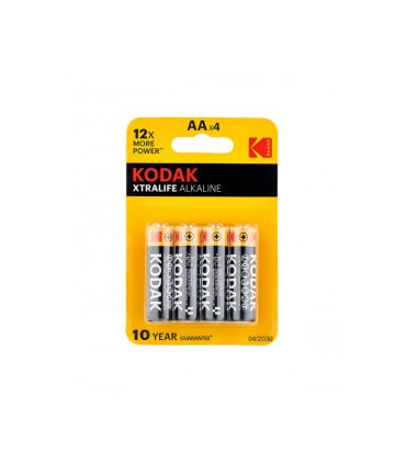 Blíster 4 Pilas AA LR06 Alcalinas Kodak