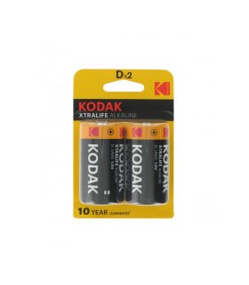Blíster 2 Pilas D LR20 Alcalinas Kodak