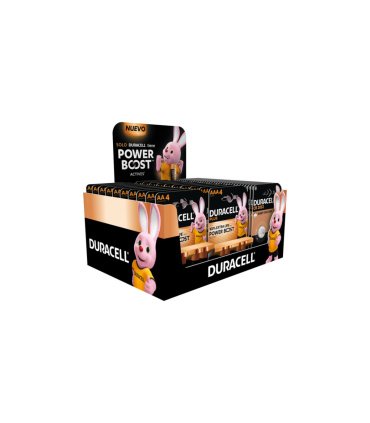 Expositor Sobremostrador Duracell Power Boost con Pilas Alcalinas y CR2032