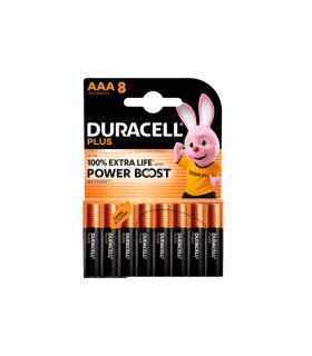 Blíster 8 Pilas Duracell Power Boost AAA LR03 Alcalinas 1,5 V