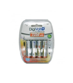 Blíster 4 Pilas Recargables AA LR06 2350 mAh