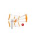 Antena TV Digital Triple con Filtro 5G