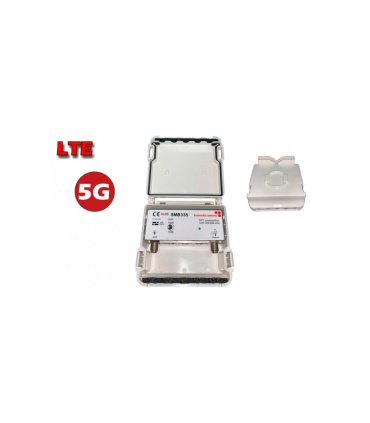 Amplificador de Mástil UHF 5G LTE 1 Entrada 10-30 dB