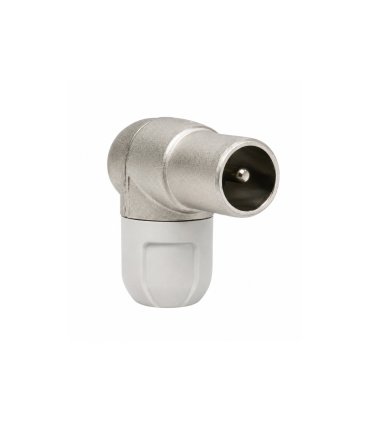 Conector de TV Blindado Acodado Macho Televes Ref. 4130