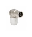 Conector de TV Blindado Acodado Hembra Televes Ref. 4131