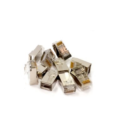 Bolsa 10 Conectores RJ-45 Cat 6 Metal