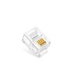 Bolsa 25 Conectores Teléfono RJ-11 4P4C
