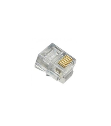 Bolsa 25 Conectores Teléfono RJ-12 6P6C