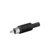 Conector RCA Macho Negro
