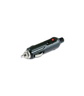 Conector de Mechero Macho con Fusible y LED