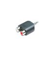 Adaptador Jack 3,5 mm Macho a 2 RCA Hembra