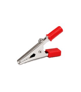 Pinza Cocodrilo Mediana Roja