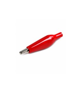 Pinza de Cocodrilo Mediana Aislada Roja