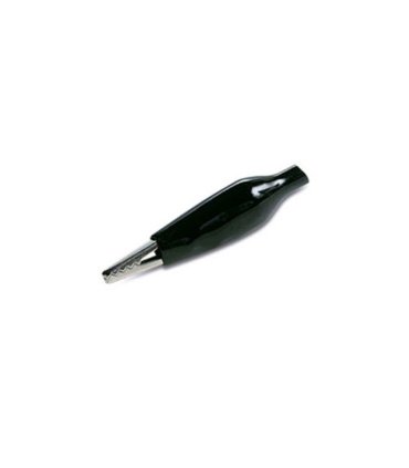 Pinza de Cocodrilo Mediana Aislada Negra