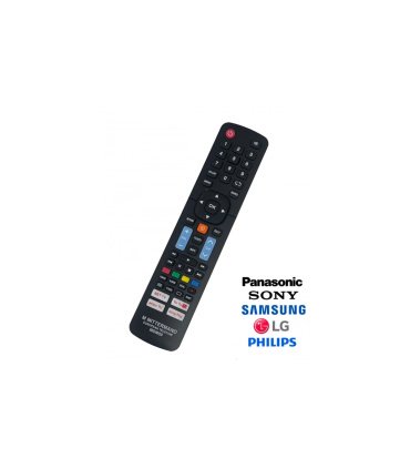 Mando de TV Universal Preprogramado para Samsung, Sony, LG, Panasonic y Philips