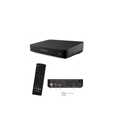 Decodificador TDT Full HD 1080P con USB, HDMI y Mando a Distancia