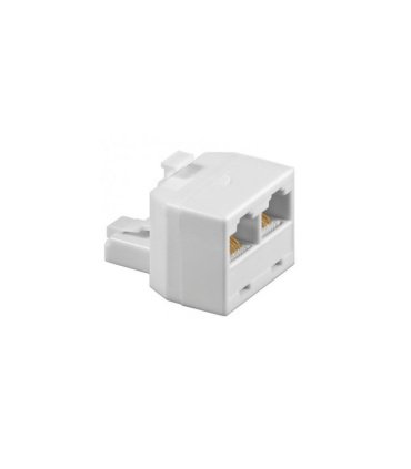 Adaptador de Red RJ45 1 Macho a 2 Hembras