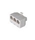 Adaptador de Red RJ45 1 Macho a 2 Hembras