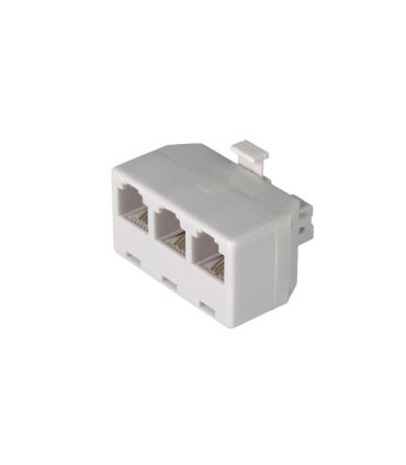 Adaptador de Red RJ45 1 Macho a 2 Hembras
