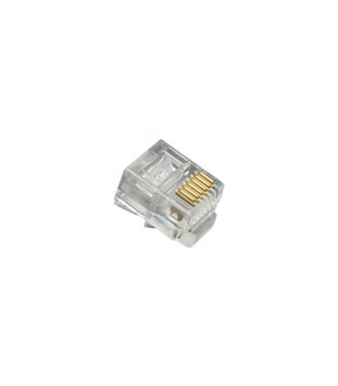 Bolsa 25 Conectores Teléfono RJ12 6P-6C