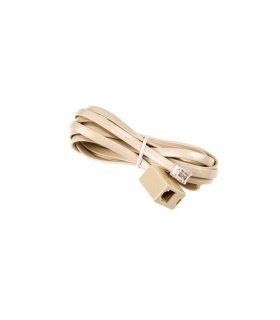 Prolongador de Teléfono Plano 4,5 m Macho a Hembra