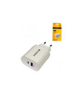 Cargador Universal USB y USB-C 2,4A 12W Kodak
