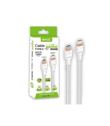 Cable USB-C a Lightning 3A Carga y Datos para iPhone