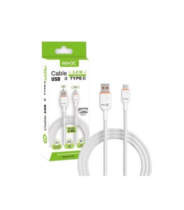 Cable USB-C 3 Metros 3A Carga y Datos