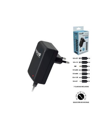 Alimentador Universal Regulable hasta 2500 mA con 7 Clavijas