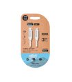 Cable USB-C a Lightning 20W-60W 3A 1 Metro Blanco