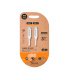 Cable USB-C a USB-C 20W-60W 3A 1 Metro Blanco