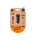 Cargador de Coche Doble USB A 12W 2,4A Negro con Cable USB-C