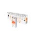 Pack 10 Cables USB A a USB-C 2,4A 1 Metro Blancos
