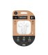 Auriculares Eartech Mini Jack 3,5 mm Blancos con Micrófono