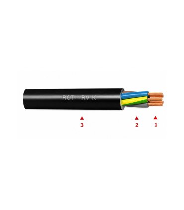 ML MANGUERA  RV-K0.6/1 KV 4X2.5MM  PRECIO POR METRO