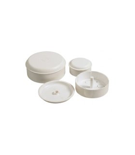Caja de Superficie Blanca Ø100x40 mm Solera 515S