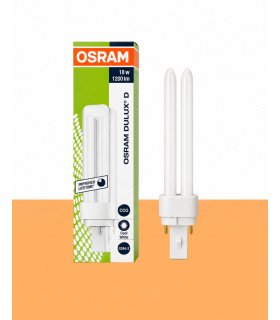 Lámpara de 2 pines Osram Dulux D 18W 1200lm 4000k